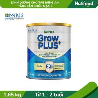 Dinh Dưỡng Tăng Cân Cho Trẻ 1 Tuổi Với Sữa Bột GrowPLUS+ Xanh Lon 1.65KG Chính Hãng