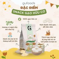 Dinh Dưỡng Vượt Trội Từ Bánh Snack Gạo Organic GUfoods Không Gia Vị Cho Bé