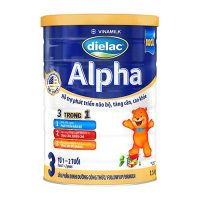 Dinh Dưỡng Vượt Trội Từ Sữa Bột Vinamilk Dielac Alpha Step 3 Hộp Thiếc 1500g Cho Bé Yêu