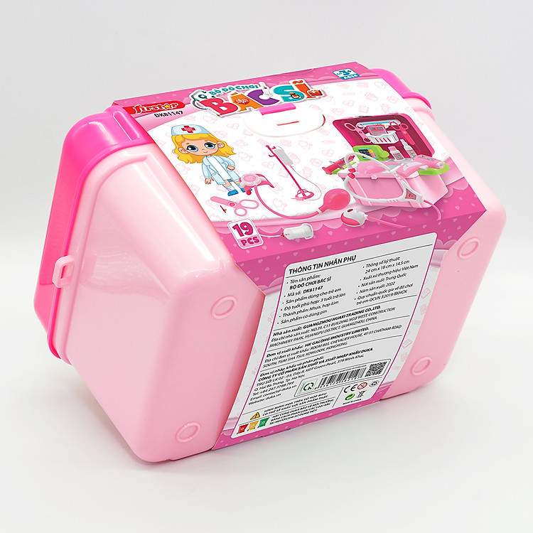 Đồ Chơi Bác Sĩ Duka DK81147 Màu Hồng 19 Chi Tiết Tăng Cường Khả Năng Quan Sát Cho Trẻ