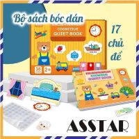 Đồ chơi bóc dán Montessori Asstar phiên bản 17 chủ đề mới nhất cho trẻ thông minh