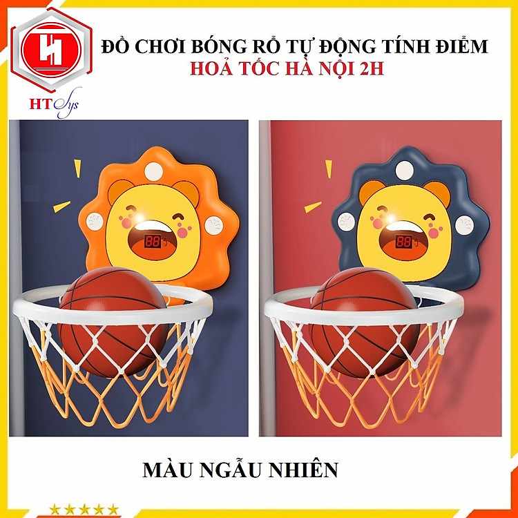 Đồ chơi bóng rổ HT SYS thiết kế bền bỉ âm thanh cổ động tăng hứng khởi