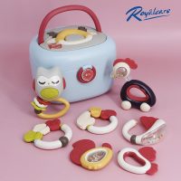 Đồ chơi gặm nướu xúc xắc 8 món RoyalCare 822-493-S8 vật liệu thân thiện môi trường dễ dàng vệ sinh sạch sẽ