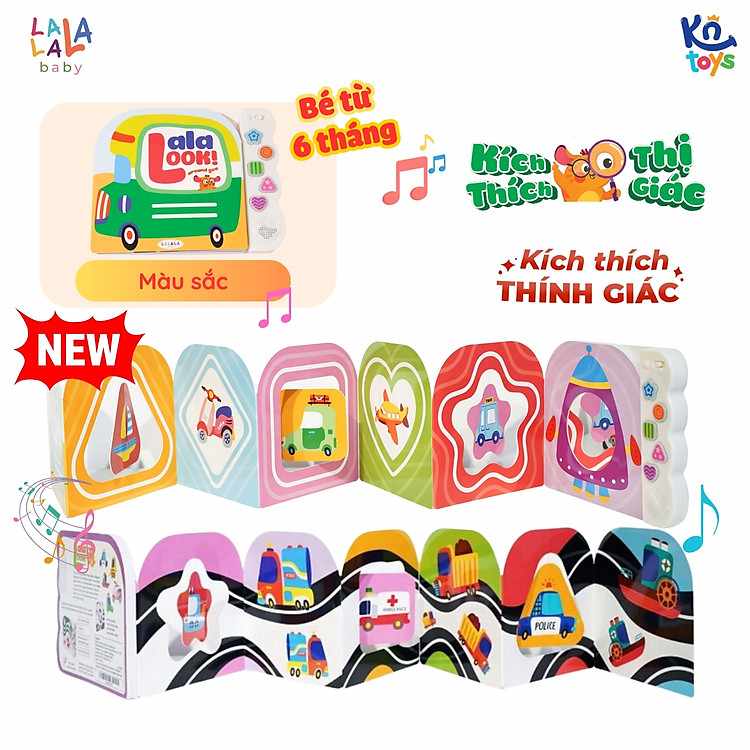 Đồ chơi giáo dục Lalala Baby Ziczac Lalalook tối ưu hóa sự phát triển giác quan của trẻ sơ sinh