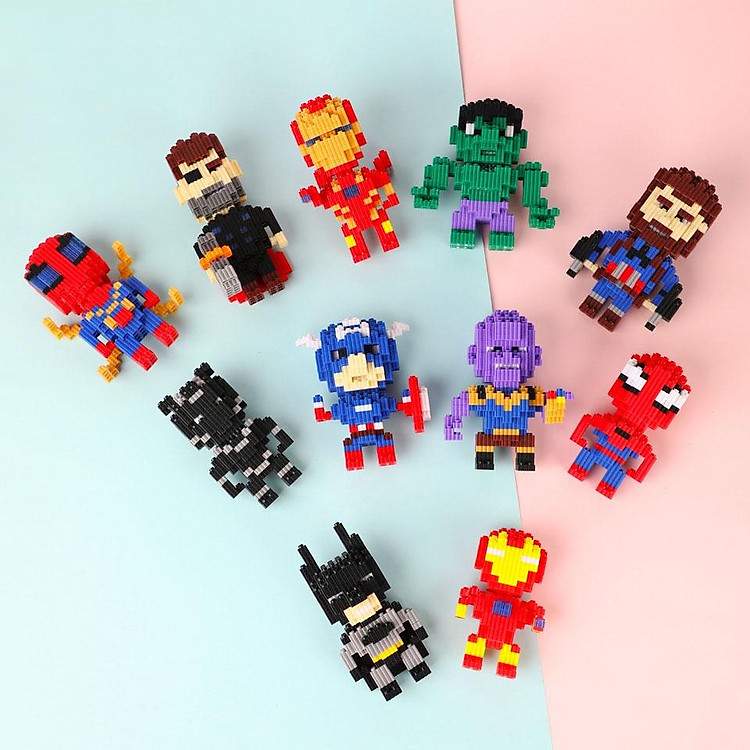 Đồ chơi lắp ráp nhân vật Siêu Anh Hùng độc đáo là lựa chọn hàng đầu cho trẻ em