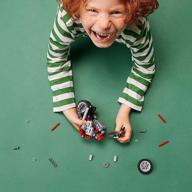 Đồ chơi trí tuệ LEGO Technic 42132 Xe Mô Tô Độ cam kết hàng chính hãng chất lượng cao