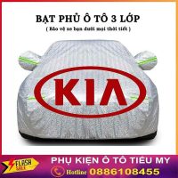 Dòng bạt phủ xe Kia Morning và Soluto tráng nhôm chuyên dụng bảo vệ xe tối ưu