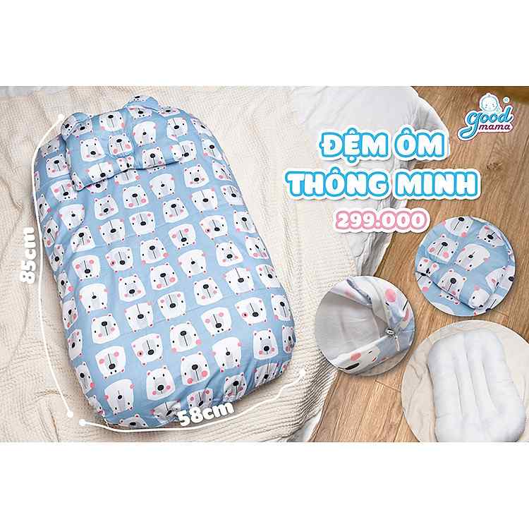 Dòng đệm ngủ sơ sinh mới vải mát lạnh cực kỳ êm ái cho bé yêu ngủ sâu