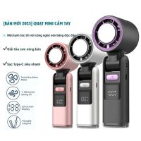 Dòng quạt sạc mini K801 cao cấp trang bị sò lạnh và màn hình hiển thị phần trăm pin