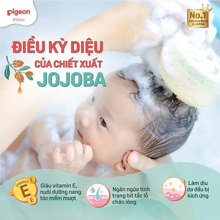 Dòng sản phẩm tắm gội 2 trong 1 chiết xuất Jojoba hoa hướng dương 50ml bao bì cải tiến