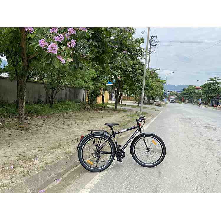 Dòng xe đạp địa hình Thống Nhất MTB26-05 đen mờ tiêu chuẩn xuất khẩu chính hãng bền đẹp