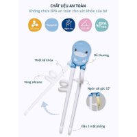 Dụng cụ tập ăn dặm KuKu KU3038 thiết kế xỏ ngón tiện lợi cho đôi tay nhỏ xinh