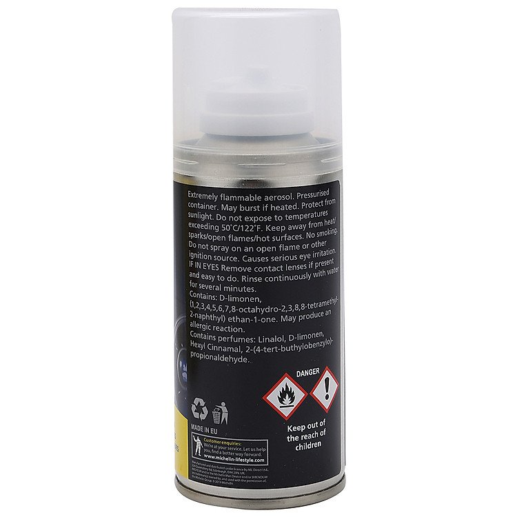 Dung dịch vệ sinh và làm mới không khí ô tô Michelin Clean Air 150mL chính hãng