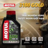 Duy trì phong độ xe máy đỉnh cao nhờ sử dụng Motul 3100 Gold 4T 10W40