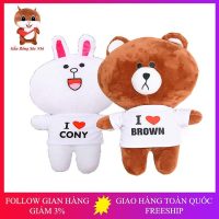 Gấu bông Brown Thỏ Cony xinh xắn món đồ chơi không thể thiếu trong bộ sưu tập