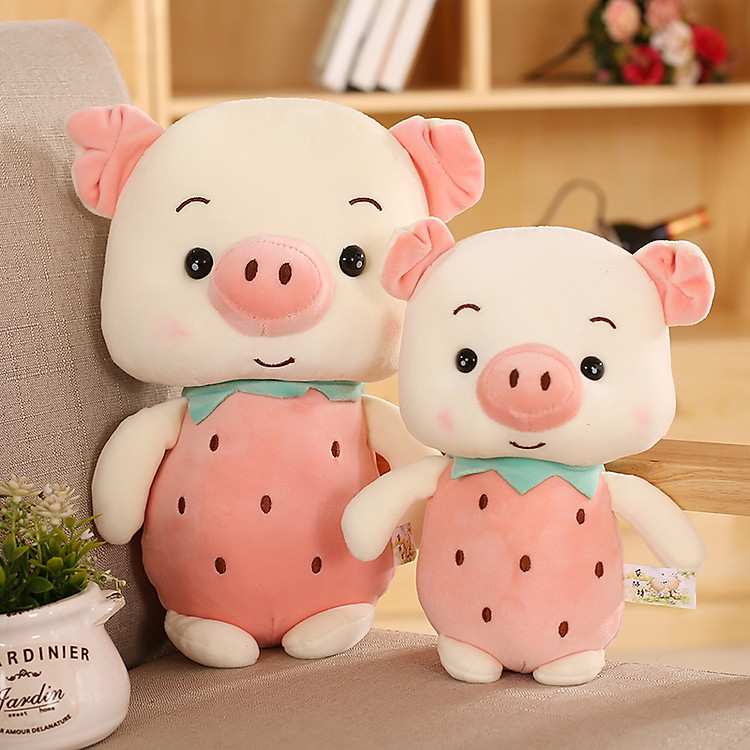 Gấu Bông Heo Trái Cây Đa Năng Vừa Làm Gối Ôm Vừa Làm Đồ Trang Trí