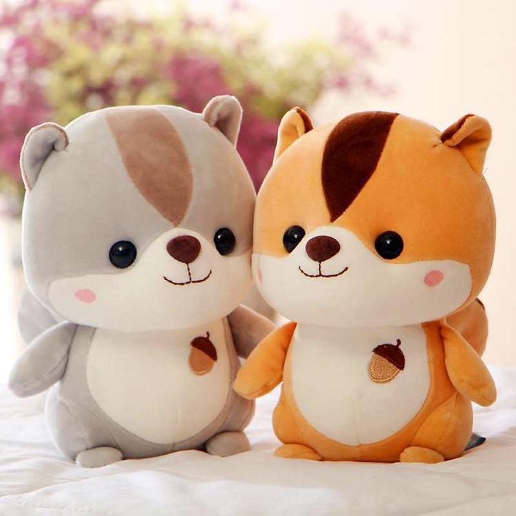 Gấu bông sóc con miniso siêu mềm mại thiết kế chân thực mang lại niềm vui mỗi ngày cho bé