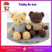 Gấu bông Teddy Head Tales cao cấp mang lại cảm giác êm ái tối đa với bông gòn PP 3D
