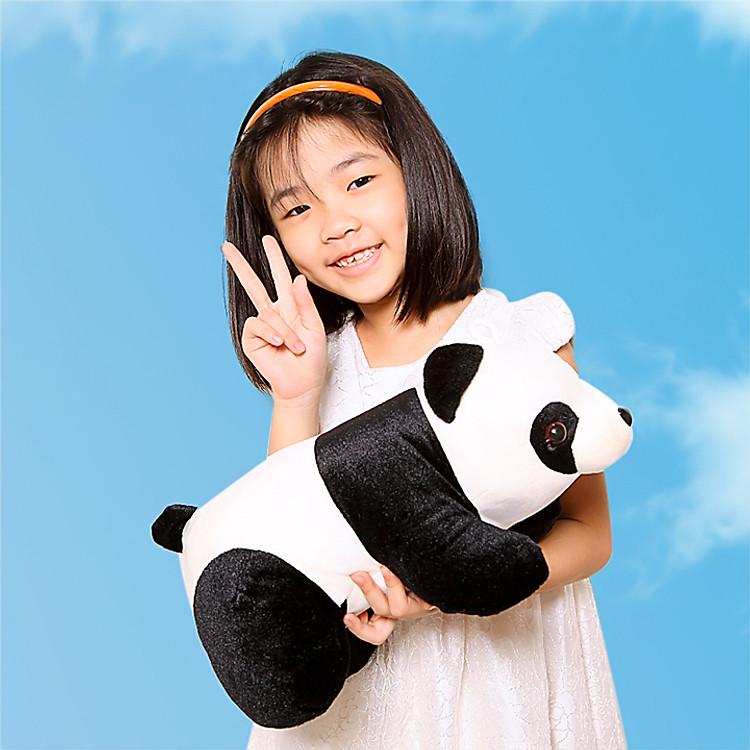 Gấu trúc Panda 40cm nhồi bông cao cấp món đồ chơi trang trí phòng ngủ vô cùng dễ thương
