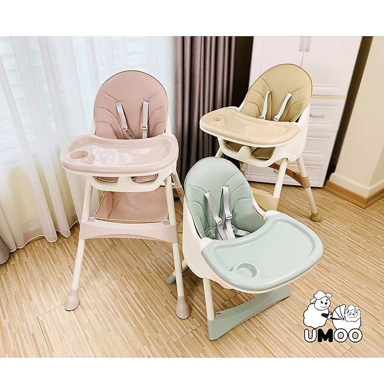 Ghế ăn dặm Umoo Hàn Quốc sự lựa chọn hoàn hảo về độ cao và chắc chắn