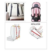 Ghế ngồi ô tô cho bé tặng kèm đai an toàn hỗ trợ cố định chắc chắn nhất