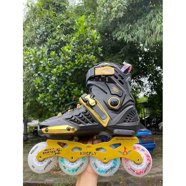 Giày patin người lớn bánh phát sáng kiểu dáng trẻ trung đi kèm chế độ bảo hành dài hạn