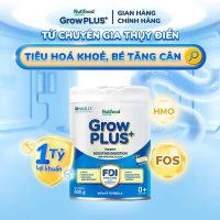 Giúp bé yêu cao lớn và khỏe mạnh với Nutifood Sweden GrowPLUS+ Tiêu Hóa Xanh Nhạt