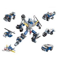 Hộp 6 trong 1 lắp ráp Robot biến hình cảnh sát Qman 41104 mang lại niềm vui sáng tạo