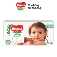 Huggies Platinum NatureMade L54 bỉm dán siêu mỏng thoáng mát cho bé từ 9 đến 14kg