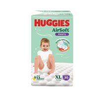Khám phá sự mềm mại từ tã quần Huggies Airsoft size XL gói 30 miếng mới