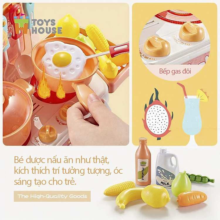 Khám phá thế giới ẩm thực cùng bộ đồ chơi hướng nghiệp nấu ăn Toyshouse 889-173
