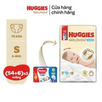 Khám phá thùng 3 gói tã dán sơ sinh Huggies tràm trà tặng thêm miếng lót