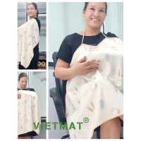 Khăn choàng cho bé bú Vietmat sợi tre cao cấp đa chức năng cho mẹ hiện đại