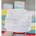 Khăn sữa Aiko Cotton 4 lớp viền màu cao cấp bảo vệ tối ưu cho làn da bé sơ sinh