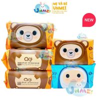 Khăn ướt Agi không mùi V438 túi lớn 100 miếng combo 5 gói tiện dụng mọi lúc mọi nơi