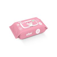 Khăn ướt Aiko không mùi gói lớn 100 tờ tiết kiệm chi phí an toàn cho sức khỏe