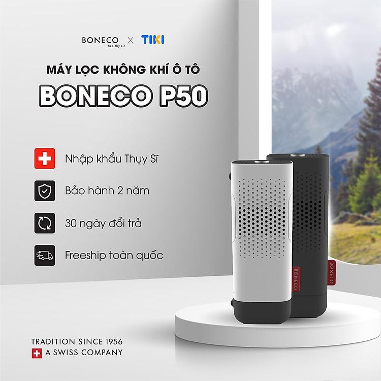 Khử mùi xe hơi và lọc sạch bụi mịn với máy lọc không khí Boneco P50 từ Thụy Sỹ