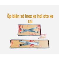 Khung biển số xe hơi inox cao cấp ép chống nước không ố vàng kèm ốc vít chính hãng