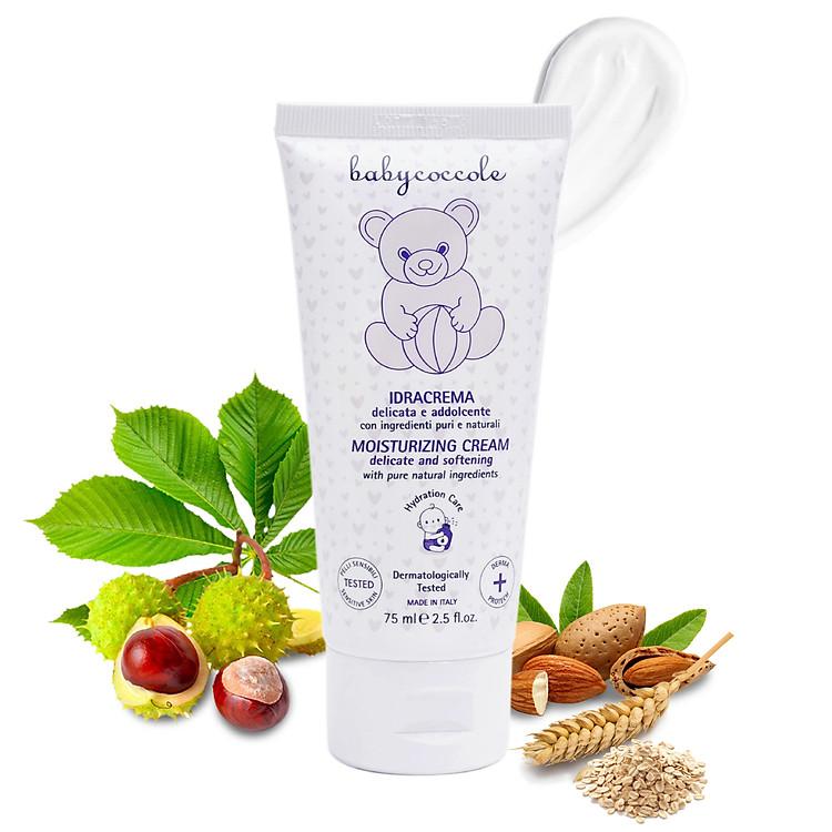 Làn da bé mịn màng chuẩn Italy với Kem dưỡng ẩm hạnh nhân Babycoccole 0M+ 75ml