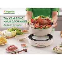 Lẩu điện Kangaroo KG50EH1 5L 1500W chính hãng bền bỉ và dễ dàng vệ sinh sau khi dùng