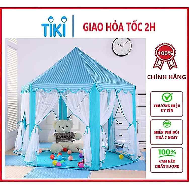 Lều bóng lâu đài hoàng gia phiên bản giới hạn dành cho bé trai và bé gái năng động