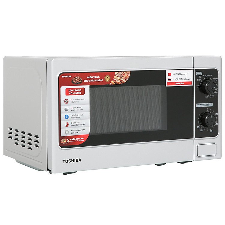 Lò vi sóng Toshiba ER-SGM20(S1)VN 20 lít sự kết hợp hoàn hảo giữa vi sóng và nướng