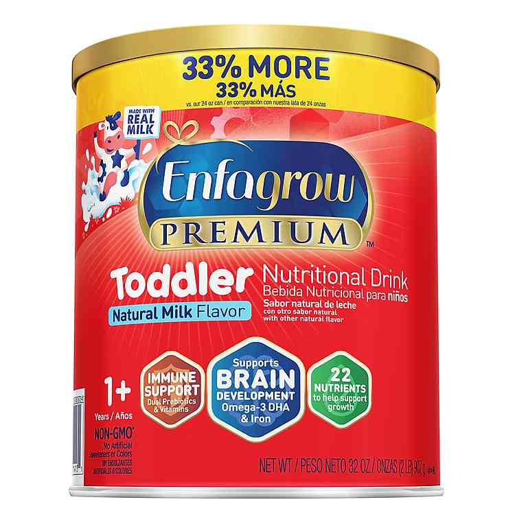 Lựa chọn dinh dưỡng an toàn và chất lượng với sữa bột Enfagrow Premium Toddler 907g Mỹ