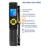 Máy bơm lốp cầm tay Michelin 3321 công nghệ tự ngắt an toàn cho mọi loại phương tiện