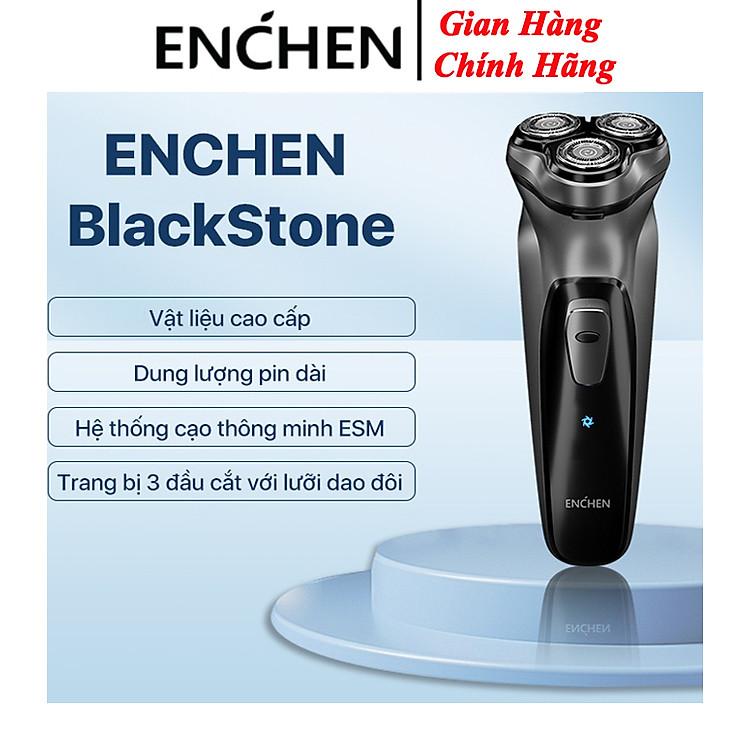 Máy Cạo Râu Enchen BlackStone Đầu Cắt Nổi 3D Thiết Kế Nhỏ Gọn Dễ Dàng Mang Theo