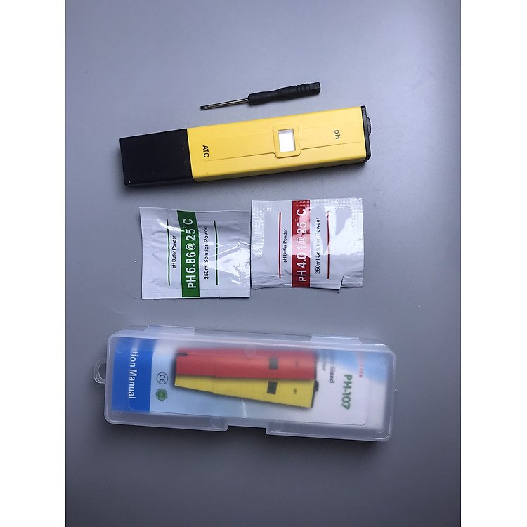 Máy đo pH-2 cầm tay hàng nhập khẩu cao cấp tích hợp đèn LED siêu sáng