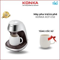 Máy Pha Cafe Cà Phê KONKA KCF-CS2 Tự Động Cao Cấp Tặng Cốc Sứ Nhập Khẩu 100%