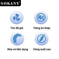 Máy sấy tóc SOKANY SK-14020 2400W hai chế độ linh hoạt cho mọi nhu cầu tạo kiểu