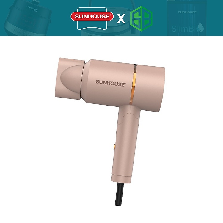 Máy sấy tóc SUNHOUSE SHD2313 hàng chính hãng 1000W sự lựa chọn hoàn hảo cho gia đình Việt
