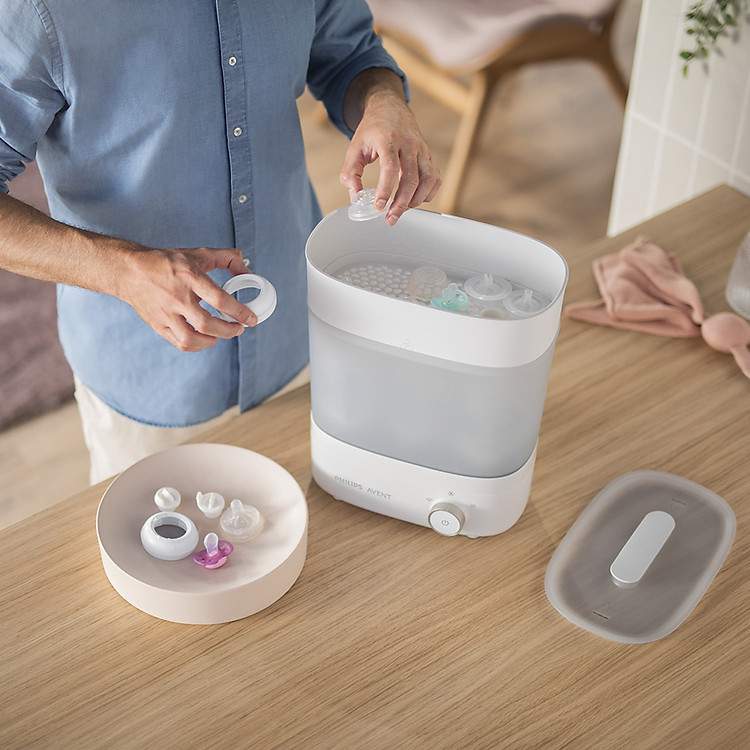 Máy tiệt trùng bình sữa và sấy khô Philips Avent SCF293/00 bền bỉ và hiệu suất cao